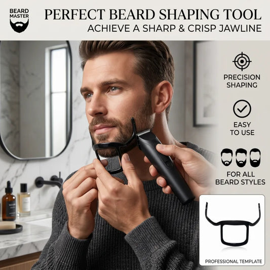 High Quality Practical Plastic Men's Beard Shaping Shaper