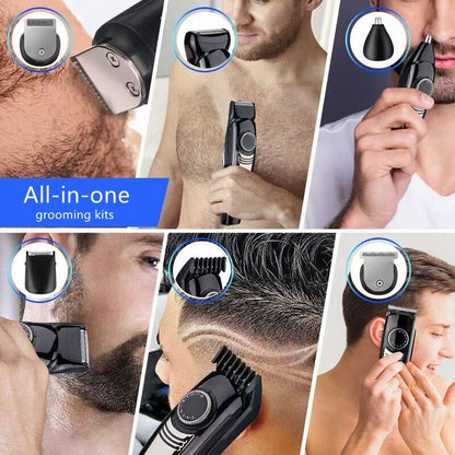 Original Kemei All In One Adjustable Hair Beard Trimmer For Men