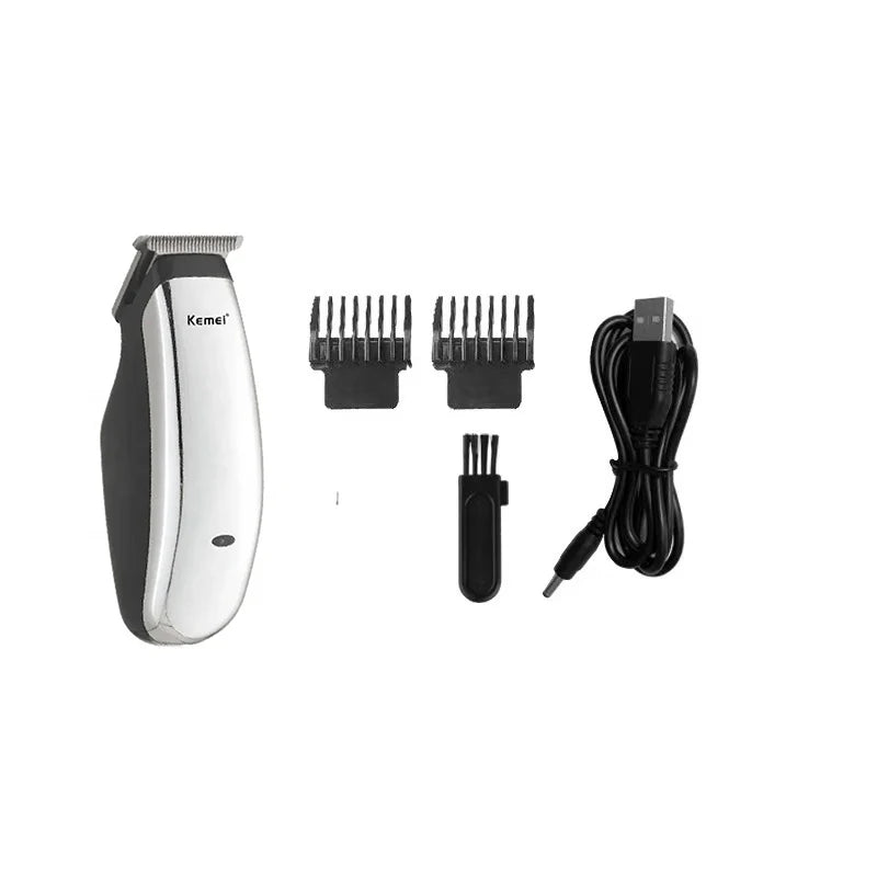 Kemei Newly Design Electric Hair Clipper Mini Portable Hair Trimmer