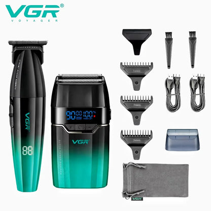 VGR Hair Trimmer Professional Electric Shaver Cordless Clippers
