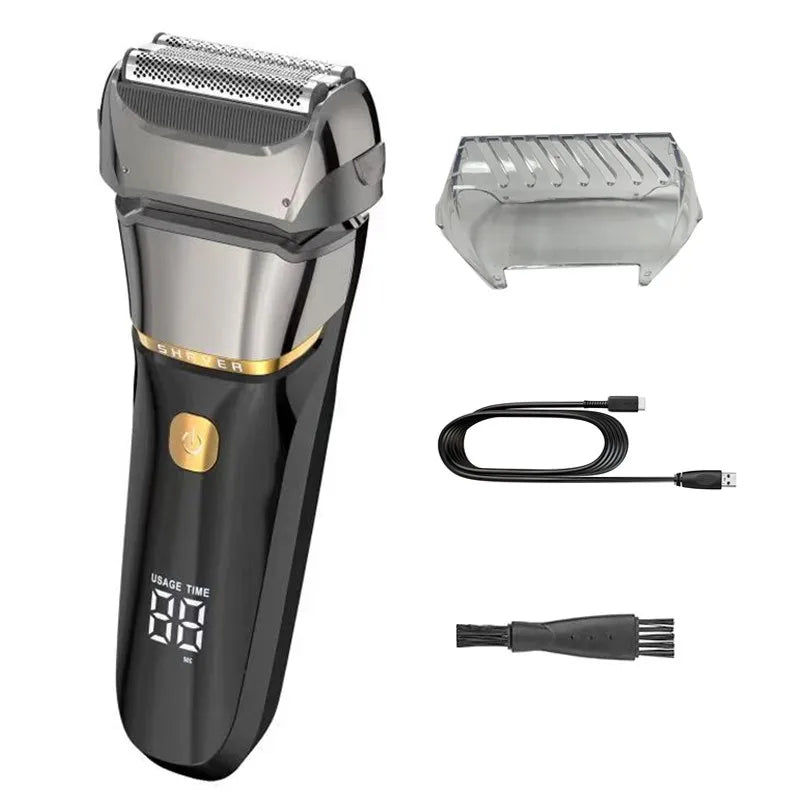 Powerful Electric Shaver For Men Wet Dry Facial Electric Razor