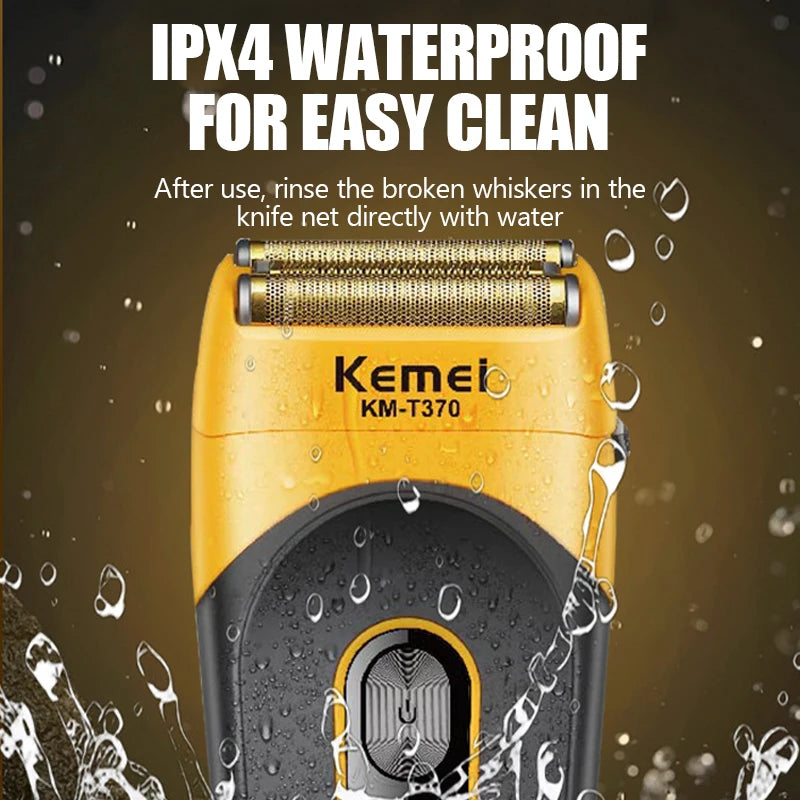 Kemei  Shaving Machine Men Beard Trimmer Foil Shaver KM-T370