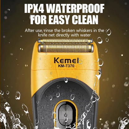 Kemei  Shaving Machine Men Beard Trimmer Foil Shaver KM-T370