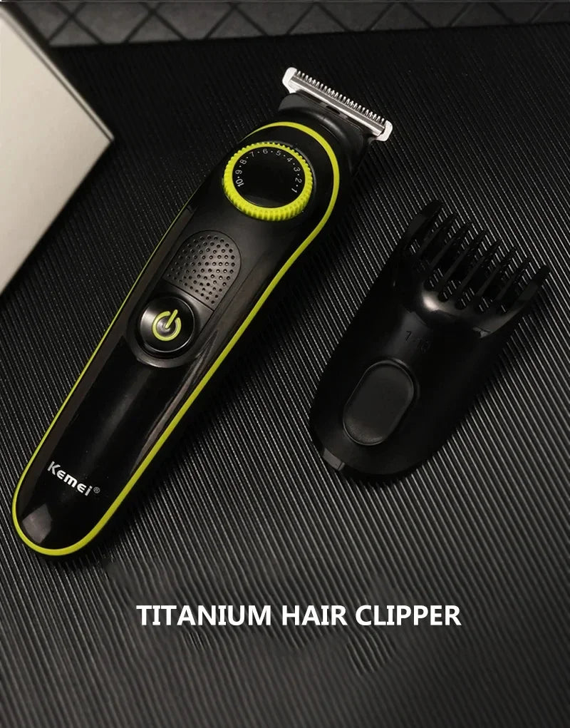 Kemei Electric Hair Clipper Multifunctional Men's Trimmer Electric Shaver