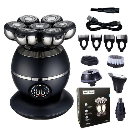 Electric Shaver 7D Floating Cutter Head Base Beard Trimmer