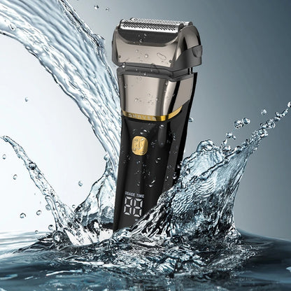 Powerful Electric Shaver For Men Wet Dry Facial Electric Razor