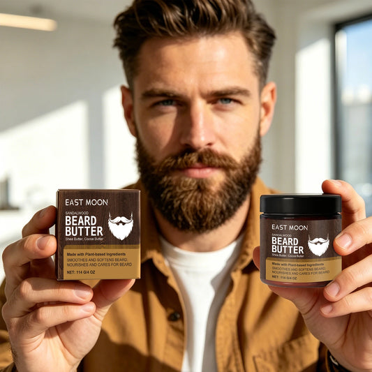 East Moon Sandalwood Beard Growth Cream Improve Friction