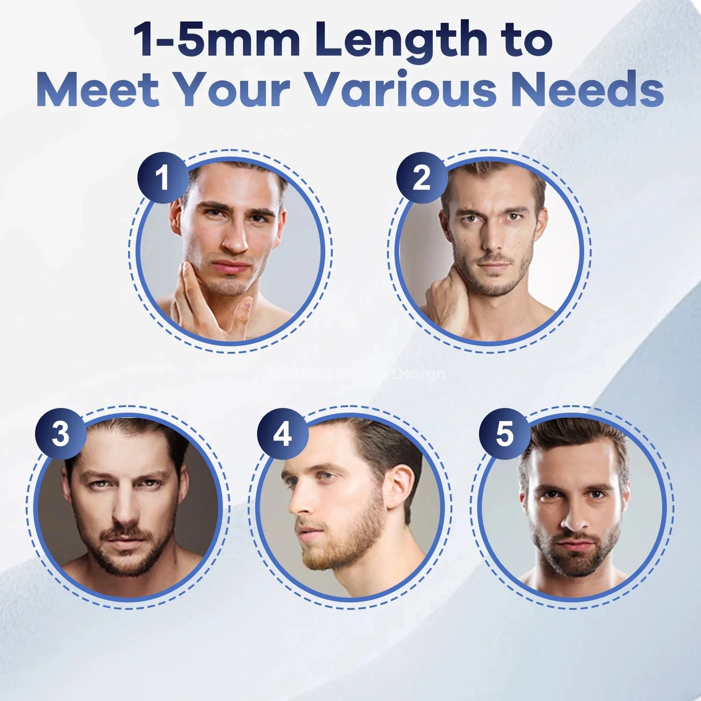 5-in-1 Guide Comb Guard Fit for One Blade Beard Trimmer