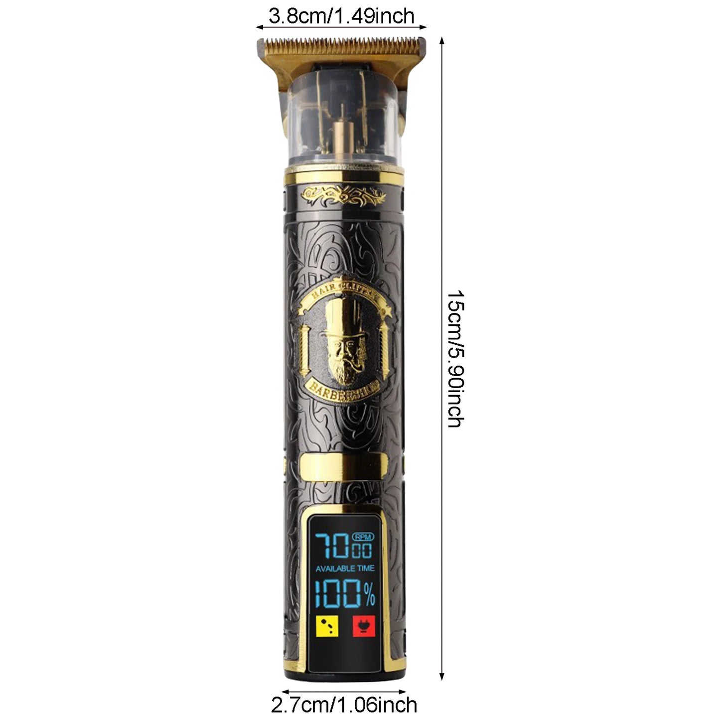T9 Electric Hair Trimmer LCD Intelligent Display