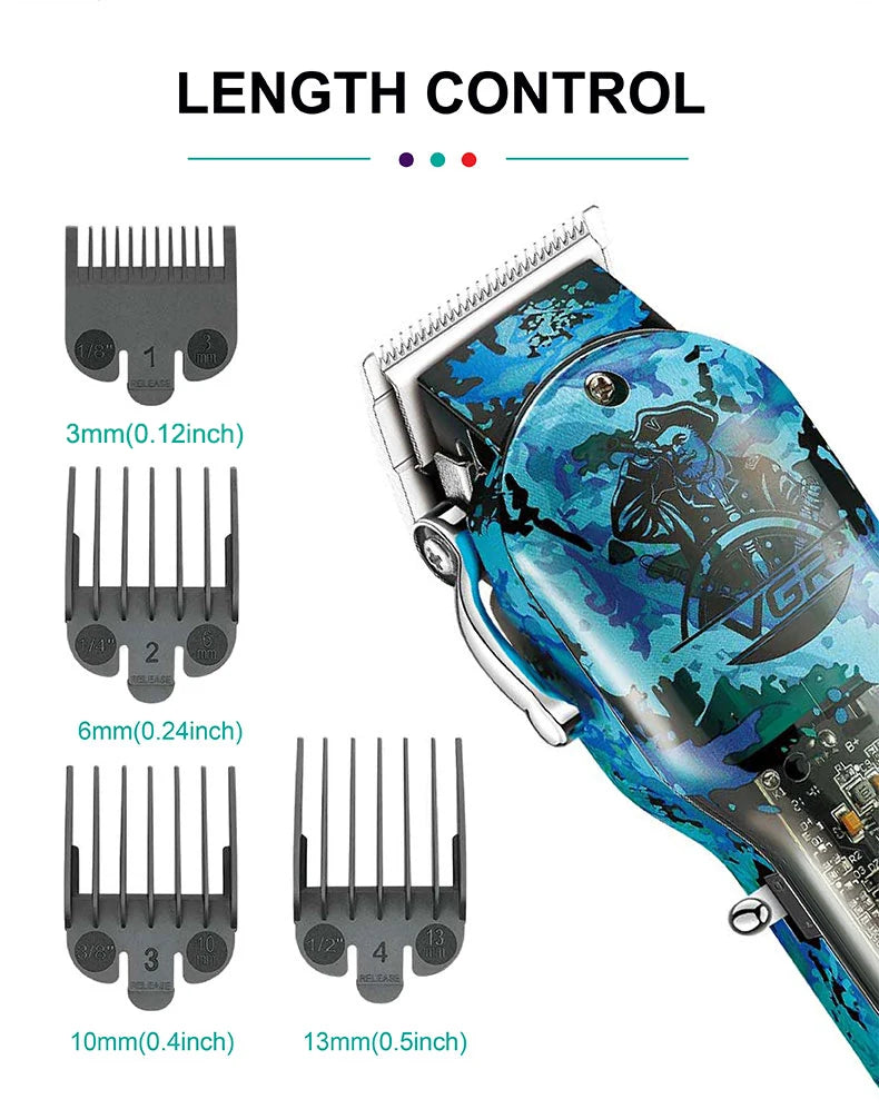 VGR Barber Hair Cut Machine Cordless Hair Trimmer V-685