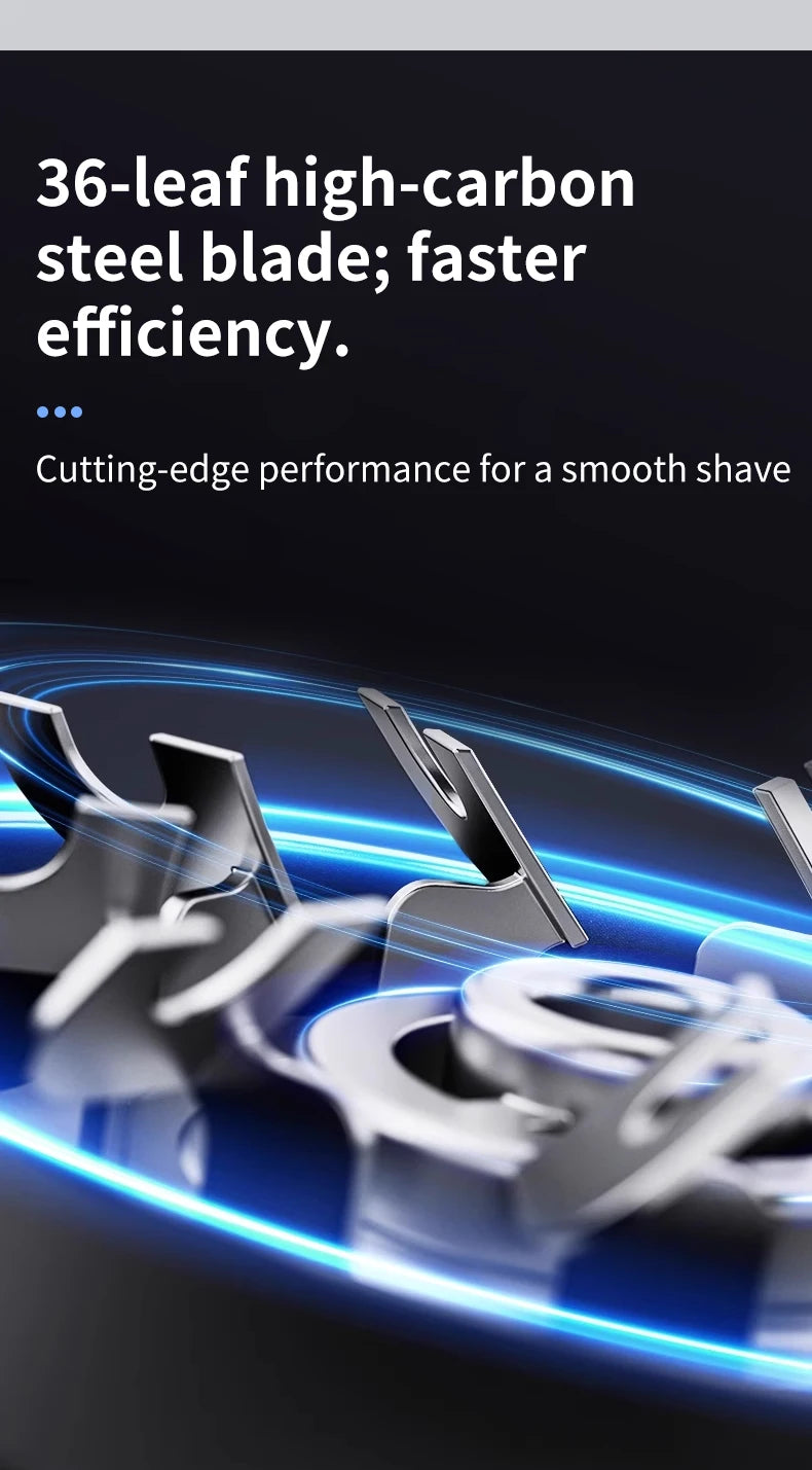 Mini electric shaver compact and fast charging