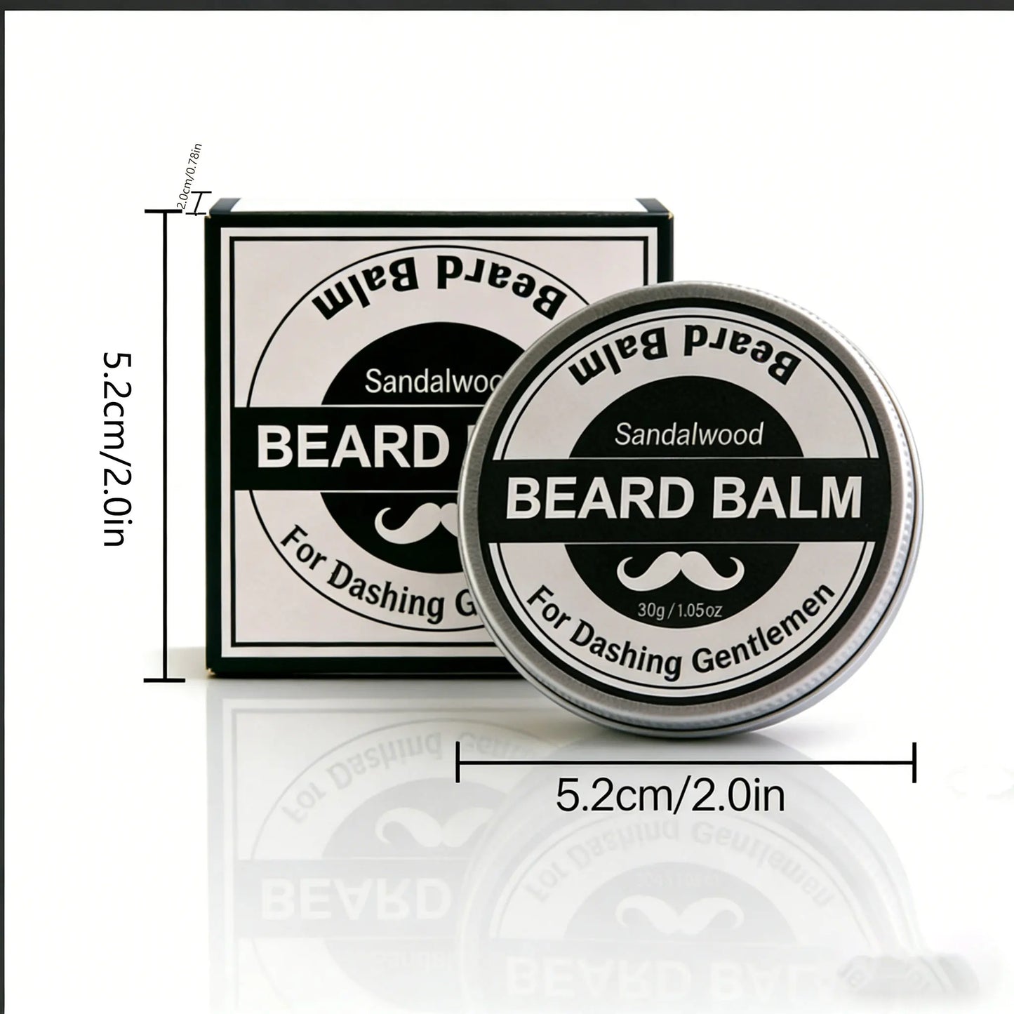 Strong Hold Beard Wax 30g Natural Shape,