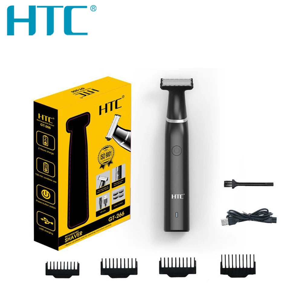 HTC Men's Electric One Blade Beard Trimmer Shaver