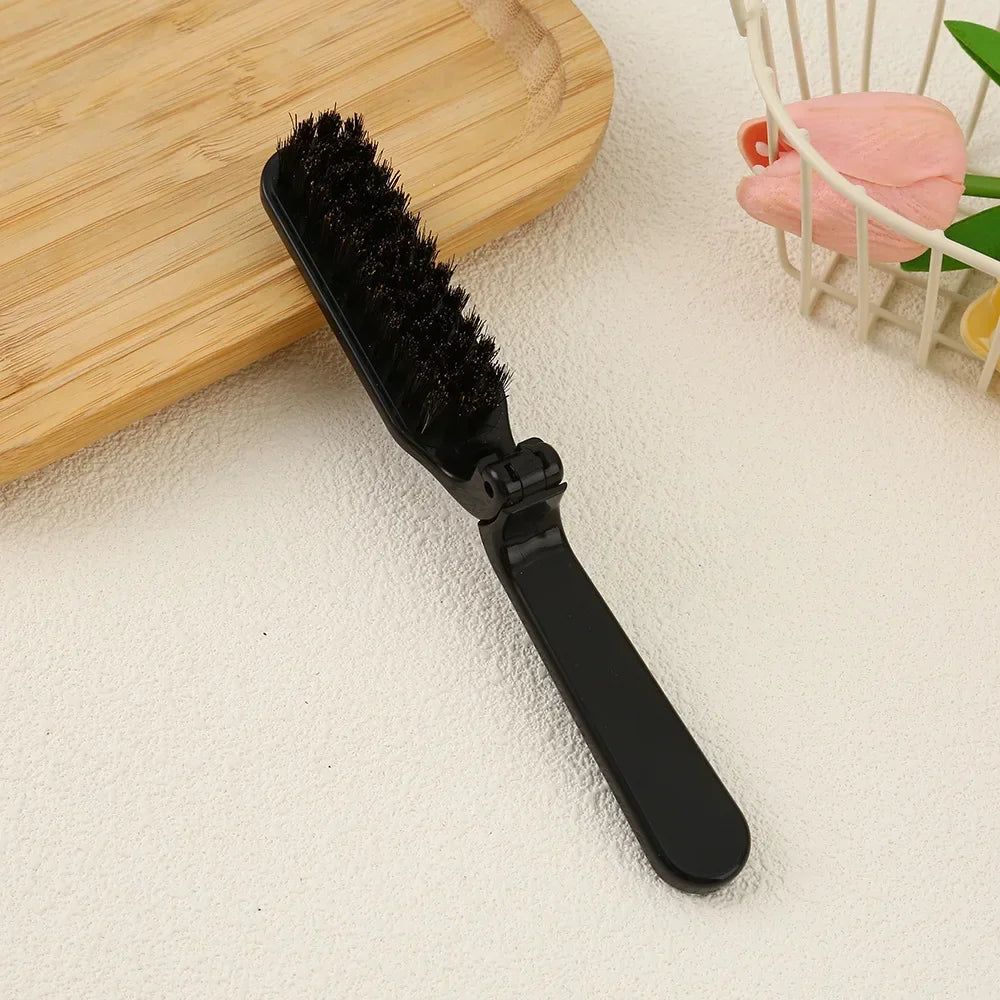 1PCS Soft Boar Bristle Beard Brush Hair Styling Comb