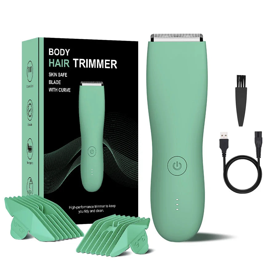 Men's Electric Groin & Body Shaver Trimmer