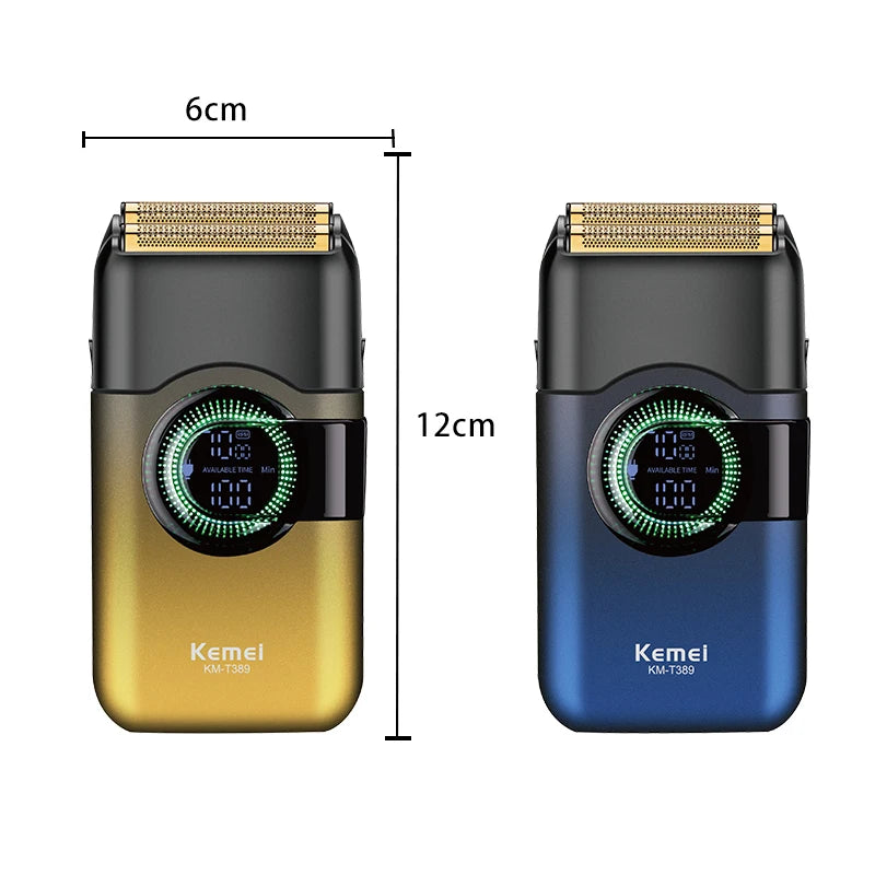 Kemei T389 Fashion Color Electric Shaver Hair Clipper Shaver