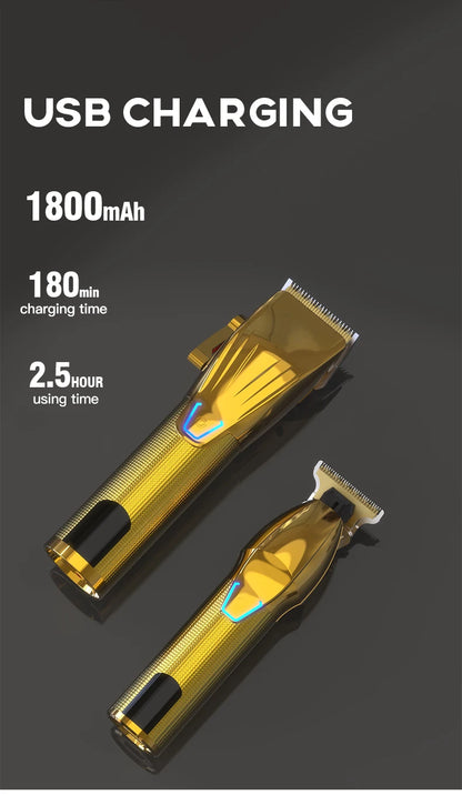 RESUXI Professional Hair Clipper Set Men's Barber Beard Trimmer