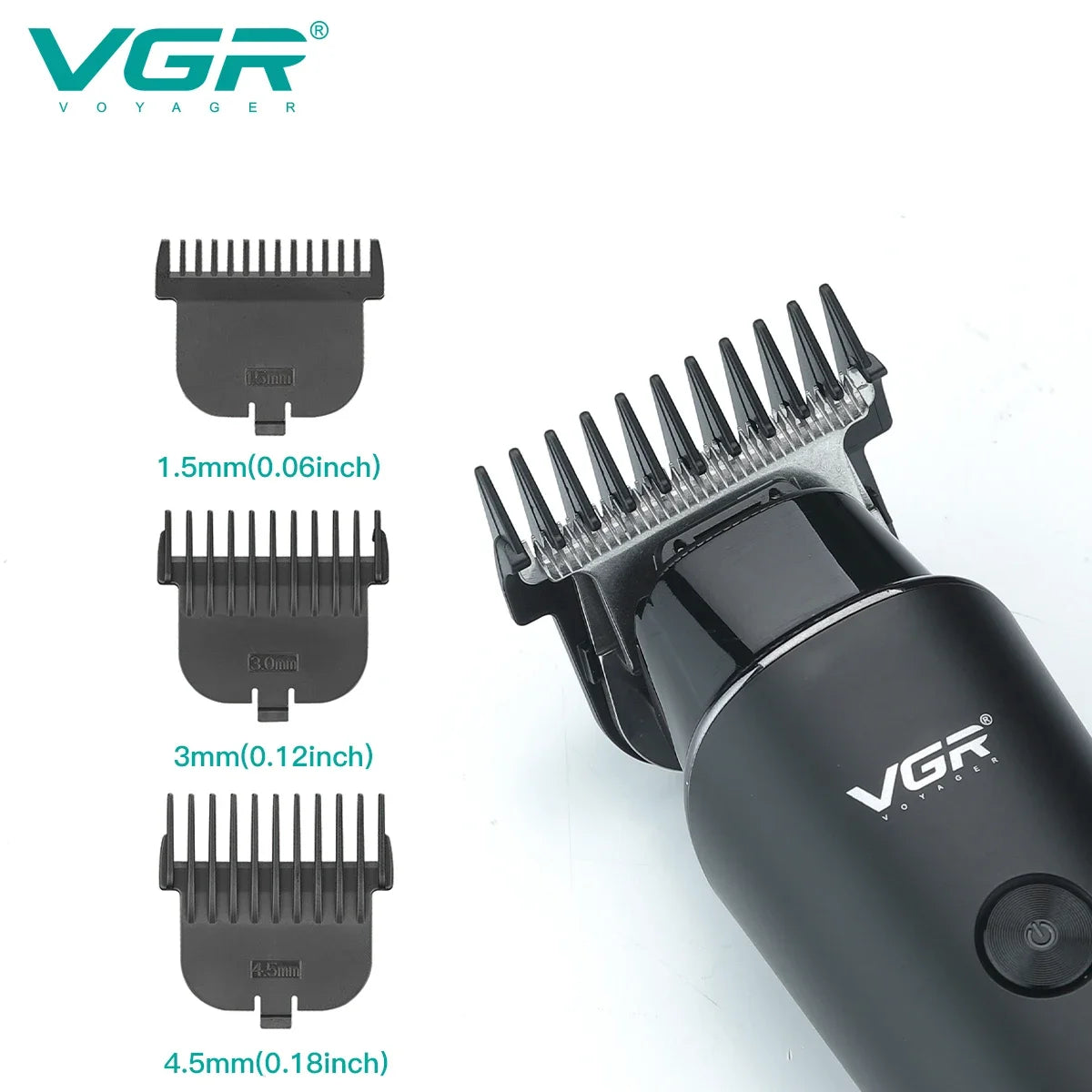 VGR Hair Trimmer Professional Hair Clipper Cordless Hair Cutting