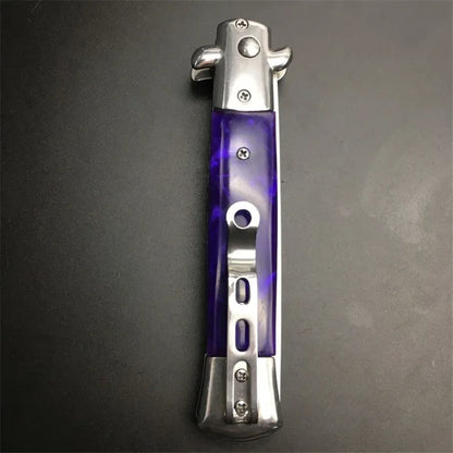 Stainless Steel Foldable Automatic Combs Butterfly Pocket Comb