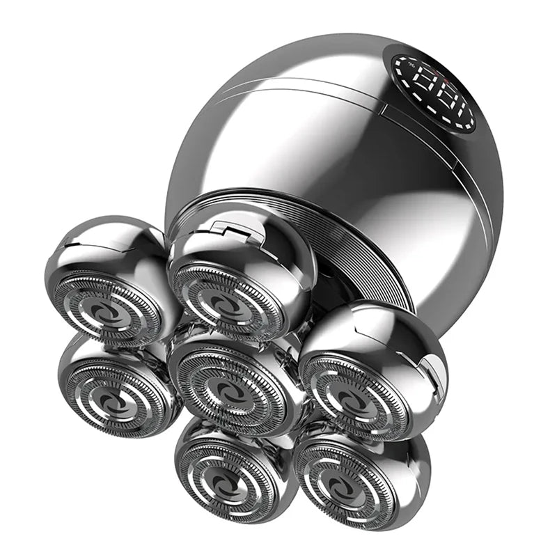 Pro Wet Dry Electric Shaver For Men Beard Hair Trimmer LCD Display