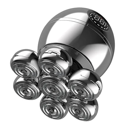 Pro Wet Dry Electric Shaver For Men Beard Hair Trimmer LCD Display