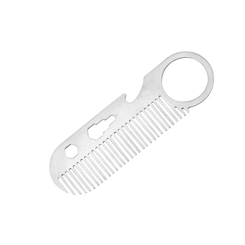 Multifunctional Stainless Steel Comb Beard Hair Styling