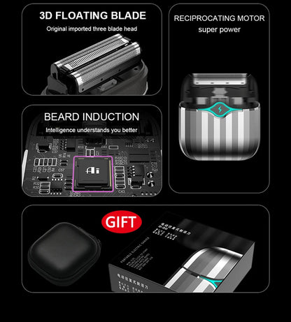 New Professional Intelligent Shaver MINI Portable Travel Trimmer