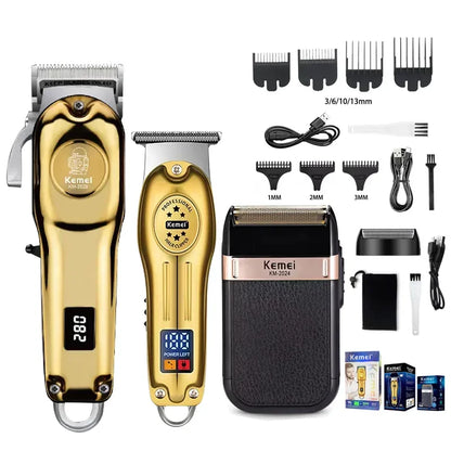 Kemei KM-2628 KM-678 KM-2024 USB Rechargeable Hair Clipper