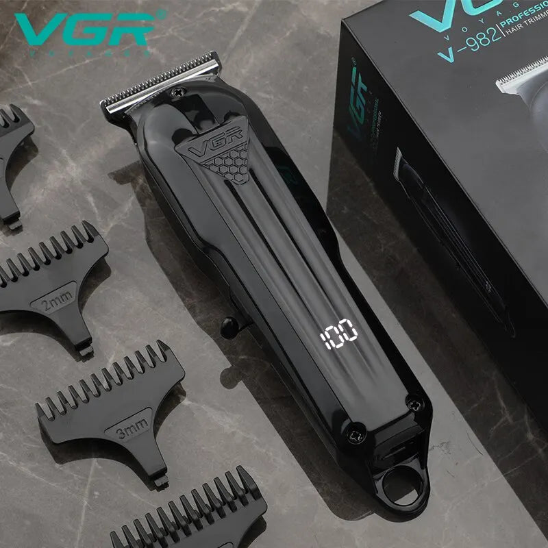 VGR Hair Trimmer Professional Hair Clipper Electric T-Blade Hair Cutting V-982