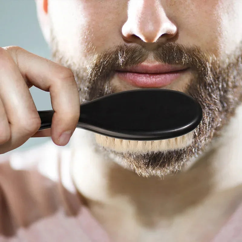Men Beard Brush Boar Bristle/horsehair Moustache
