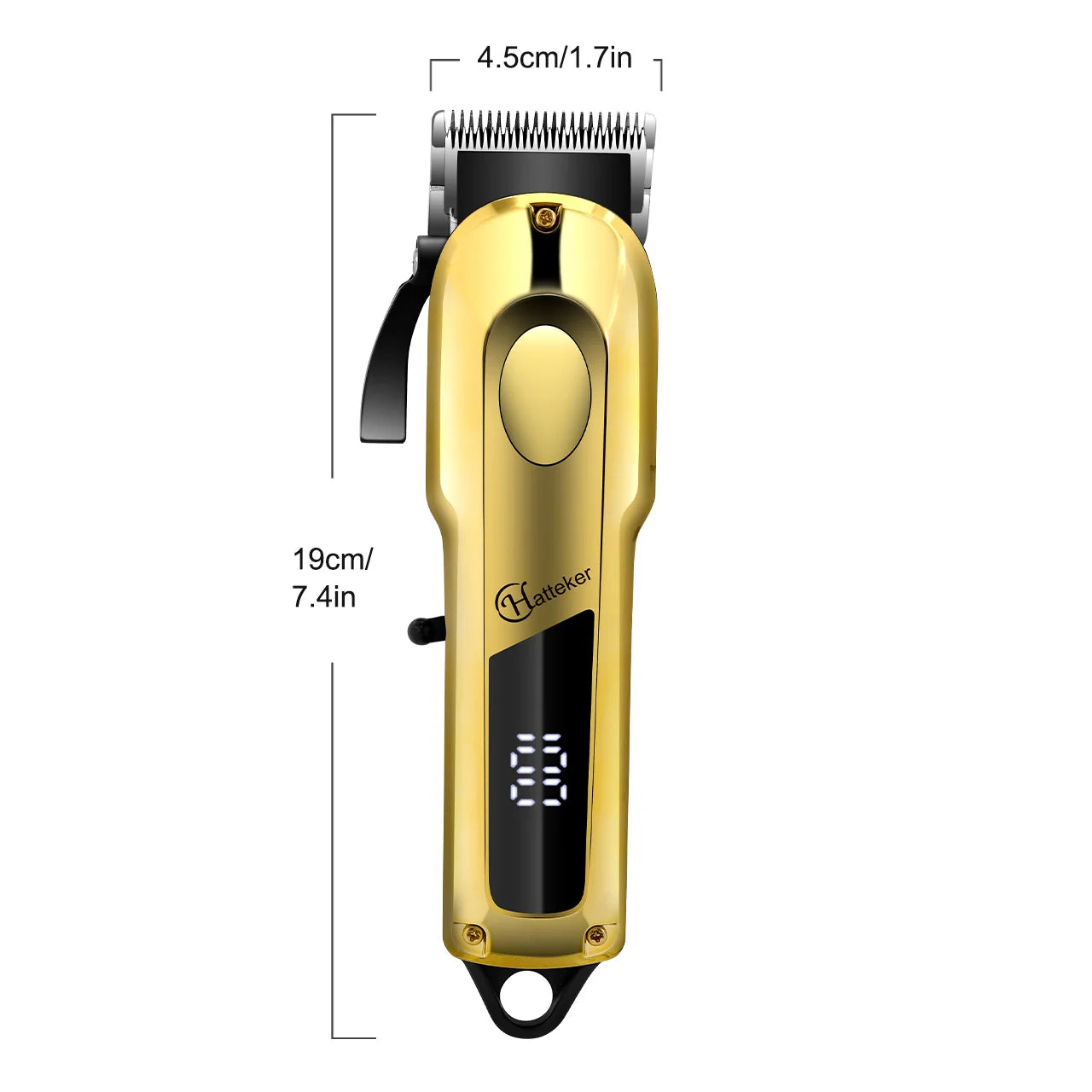 HATTEKER professional Hair Clipper Adjustable Blade for Men