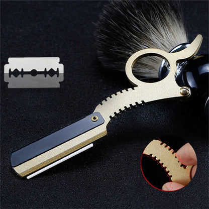 Manual Barber Razor Haircut Shaving Tool - Beard Trimming