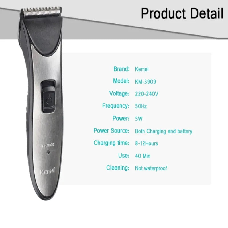Kemei Portable Professional Electric Scissors Trimmer Shaver KM-3909