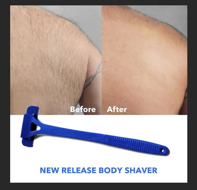 New Men Back Shaver Hair Body Shaver Long Handle Foldable Trimmer