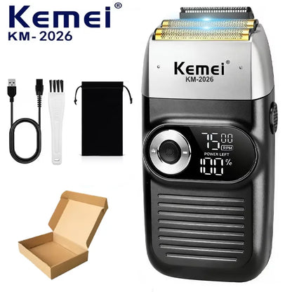 Original Kemei KM-2026 KM-2027 2 In 1 Electric Shaver