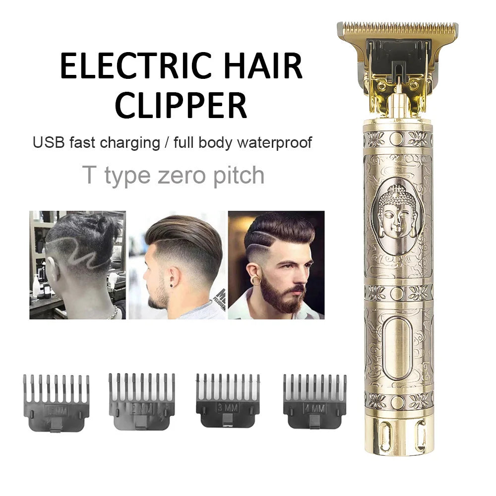 Electric Hair Cutting Machine Vintage T9 Men's Professional Barber