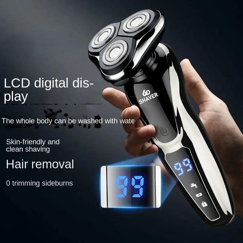 Thiree in one The new shaver LCD digital display