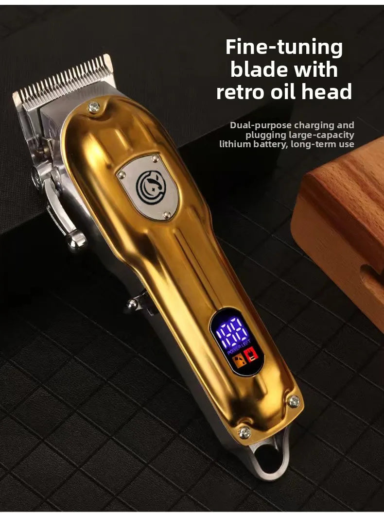 Barber Hair Clippers Professional Cordless Hair Trimmer for Men
