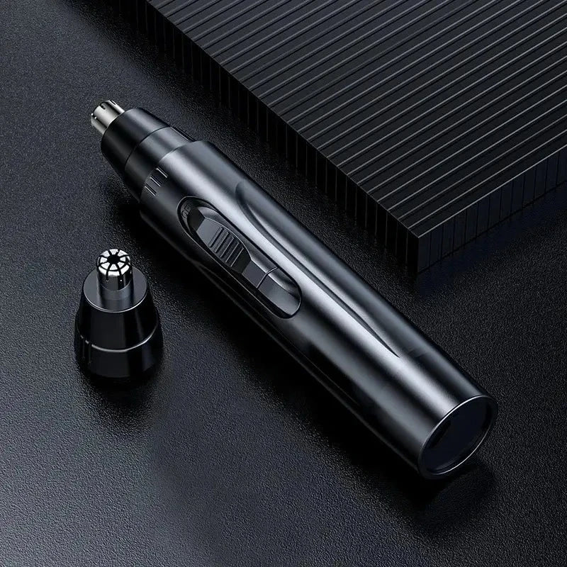 Black Electric Nose Hair Trimmer Ear and Nose Hair Trimmer