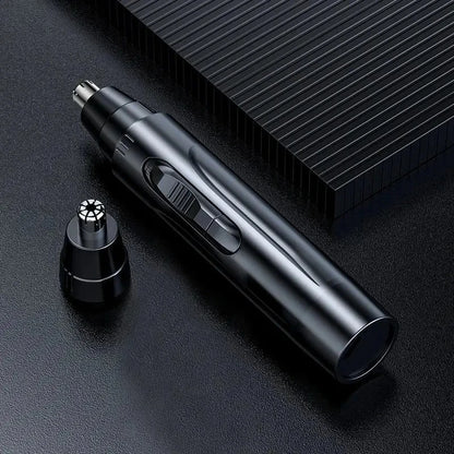 Black Electric Nose Hair Trimmer Ear and Nose Hair Trimmer