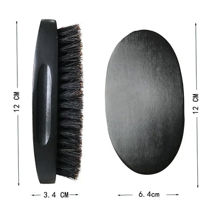 Fur Boar Wild Men Beard Brush Wood Bristle Professional Brush