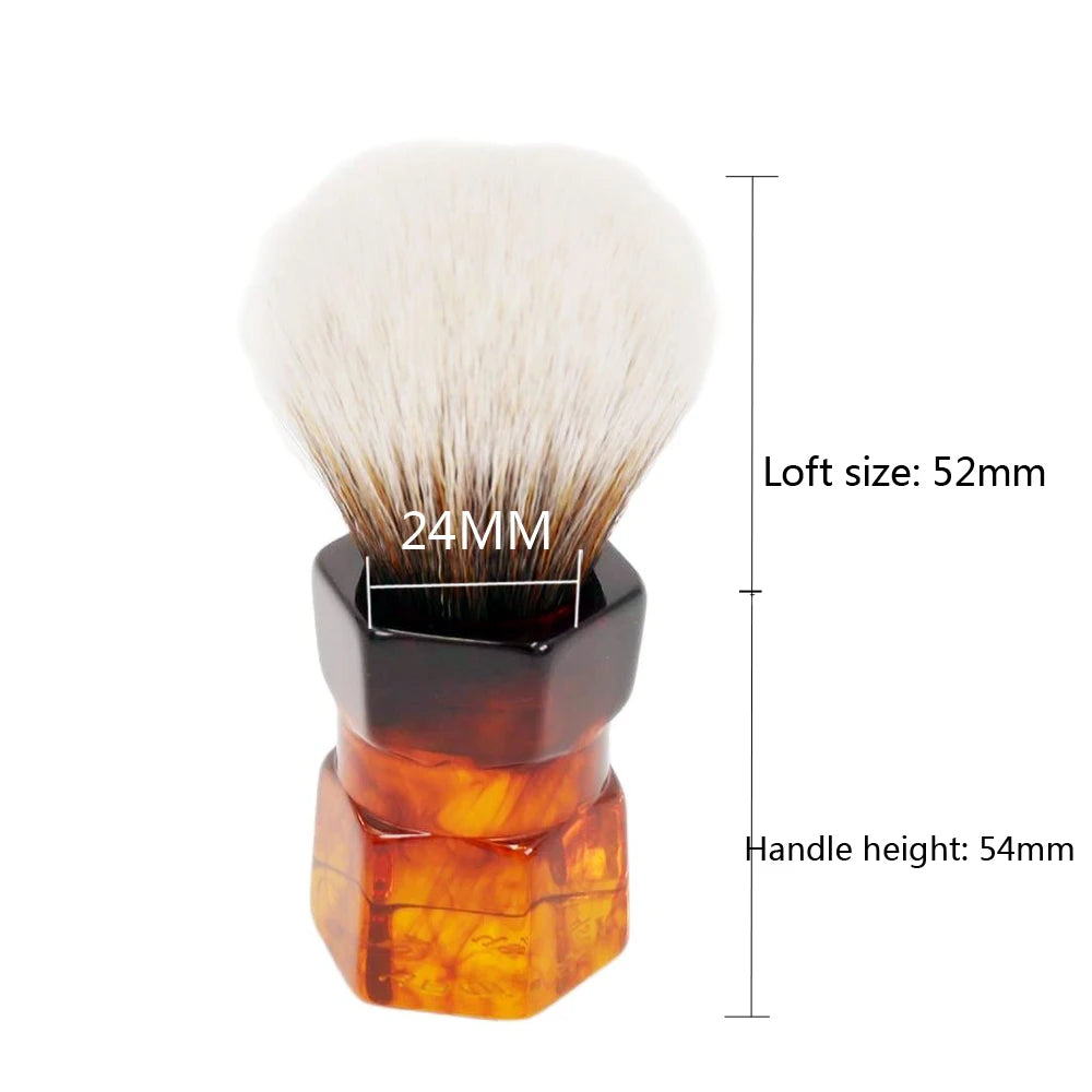 Moka Express Synthetic Hair Barbe Mens Shaving Brush