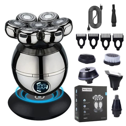 Electric Shaver 7D Floating Cutter Head Base Charging