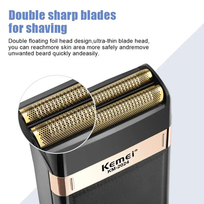 KEMEI Professional Electric Shaver for Men Electric Razors