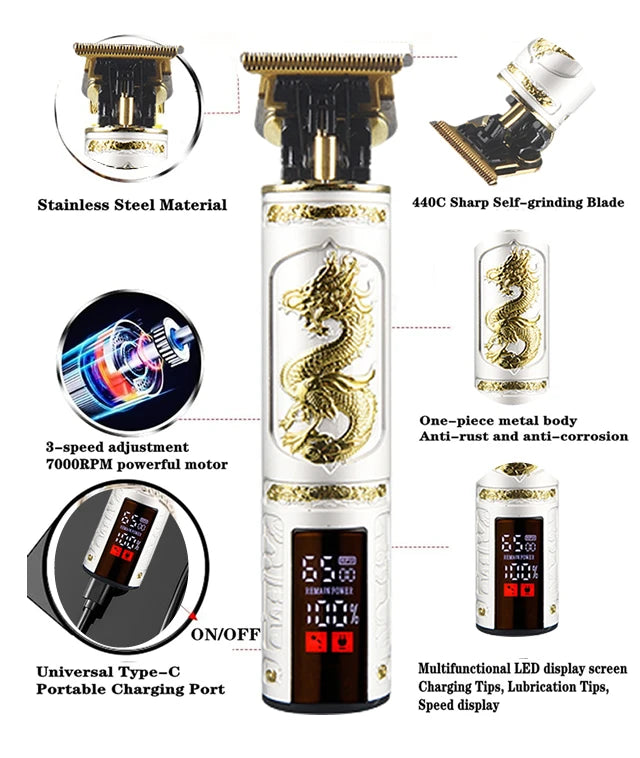 New Professional Electric Shaver for Men Razor Beard Trimmer