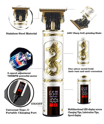 New Professional Electric Shaver for Men Razor Beard Trimmer