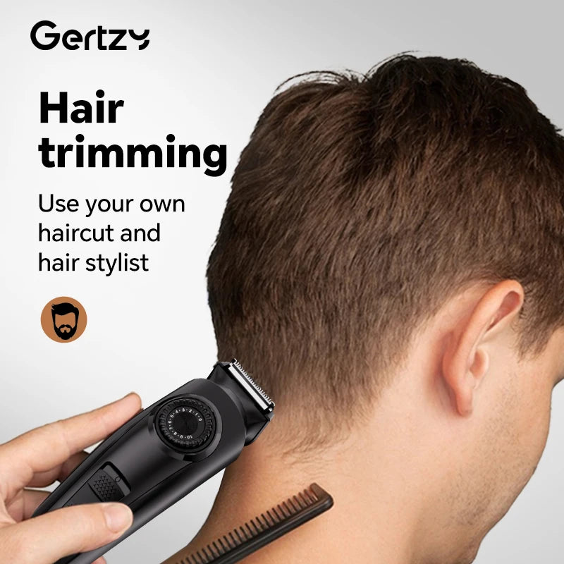 Electric hair clipper kit with digital display multifunctional