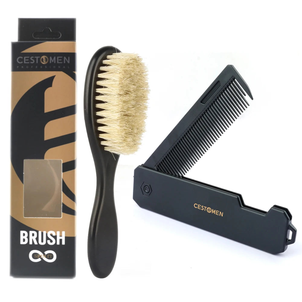Cestomen Pro Bristle Hair Beard Shaving Brush For Men