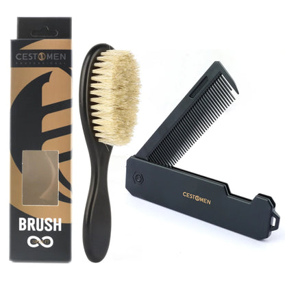 Cestomen Pro Bristle Hair Beard Shaving Brush For Men