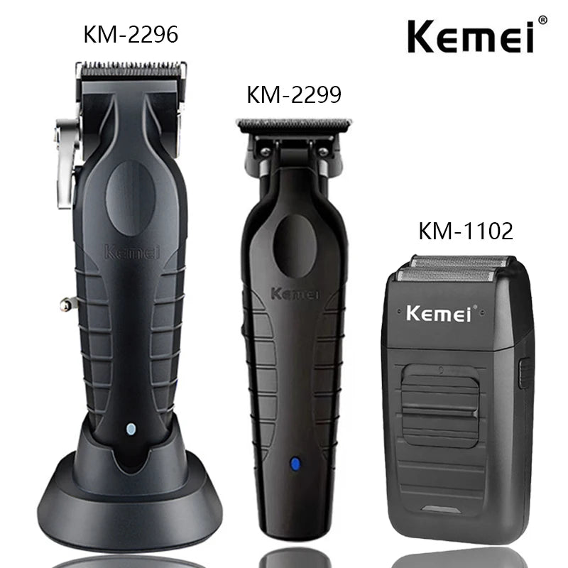 Kemei KM-2296 KM-2299 KM-1102 Professional Hair Clipper Kit